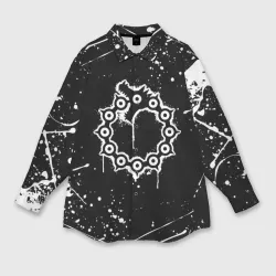 Женская рубашка oversize 3D 7 смертных грехов Мелиодас