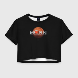 Женская футболка Crop-top 3D Марс