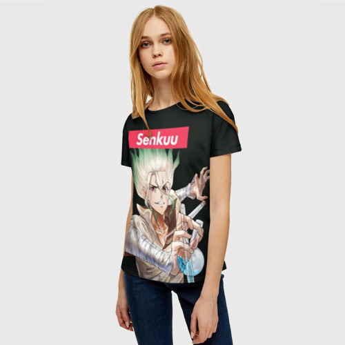 Женская футболка 3D Senkuu, цвет 3D печать - фото 3