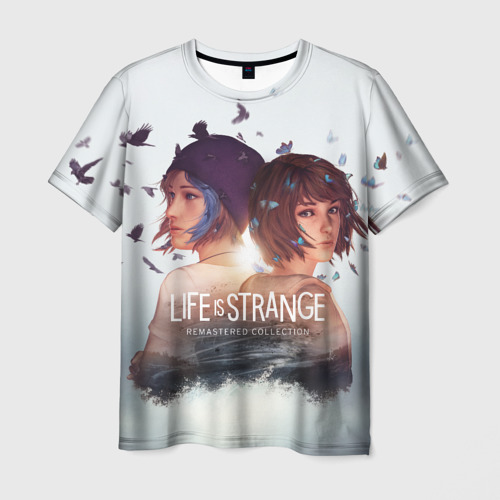 Мужская футболка с принтом Life is Strange Remaster, вид спереди №1