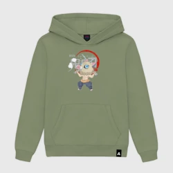 Женская толстовка хлопок Иноске Хашибира Kimetsu no Yaiba