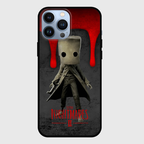 Чехол для iPhone 13 Pro Max с принтом Little Nightmares 2 кровь, вид спереди #2