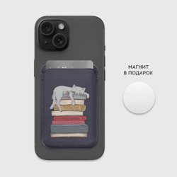 Картхолдер Magsafe магнитный Relax Cat - фото 2