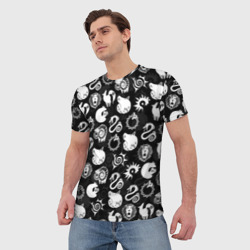 Мужская футболка 3D Seven deadly sins символы - фото 2
