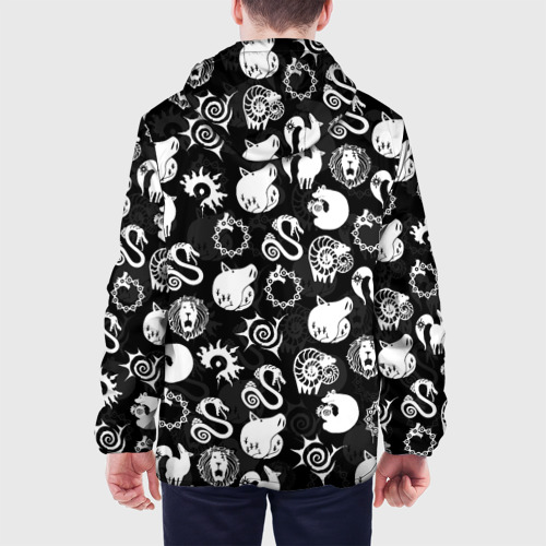 Мужская куртка 3D Seven deadly sins символы, цвет 3D печать - фото 5