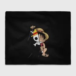Плед 3D One piece Луффи череп символ