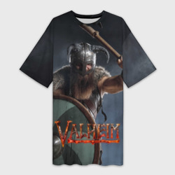 Платье-футболка 3D Viking valheim