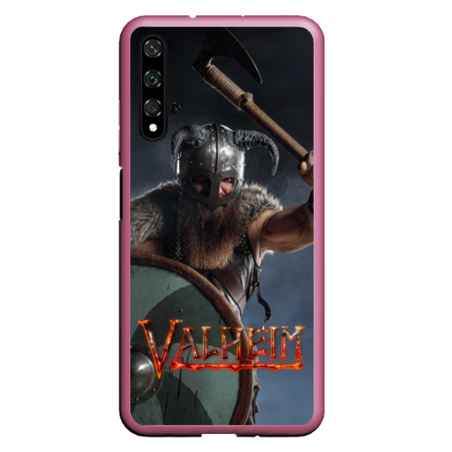 Чехол для Honor 20 Viking valheim, цвет малиновый