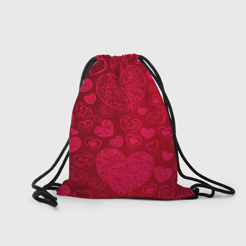 Рюкзак-мешок 3D Manizha сердечки - фото 2
