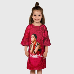 Детское платье 3D Manizha сердечки - фото 2