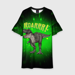 Детское платье 3D Roarrr! Динозавр T-rex