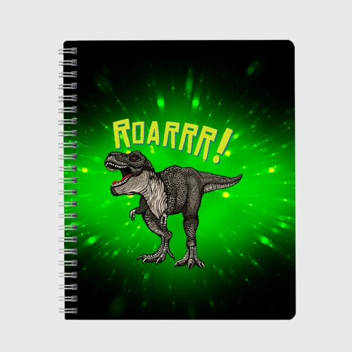 Тетрадь Roarrr! Динозавр T-rex