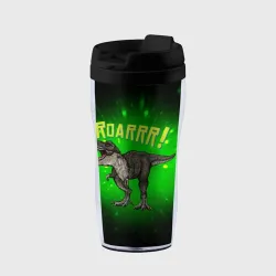Термокружка-непроливайка Roarrr! Динозавр T-rex