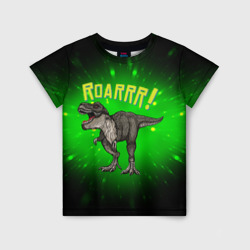 Детская футболка 3D Roarrr! Динозавр T-rex