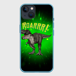 Чехол для iPhone 14 Plus Roarrr! Динозавр T-rex