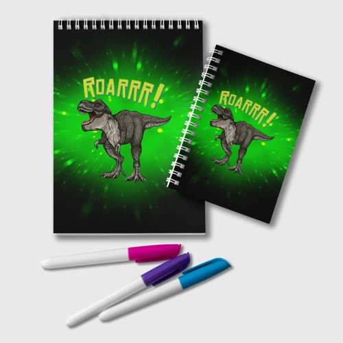 Блокнот Roarrr! Динозавр T-rex