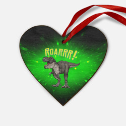 Деревянная игрушка Сердце Roarrr! Динозавр T-rex