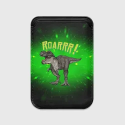 Картхолдер Magsafe магнитный Roarrr! Динозавр T-rex