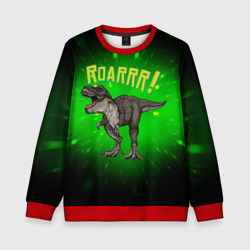 Детский свитшот 3D Roarrr! Динозавр T-rex