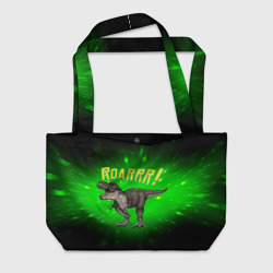 Пляжная сумка 3D Roarrr! Динозавр T-rex