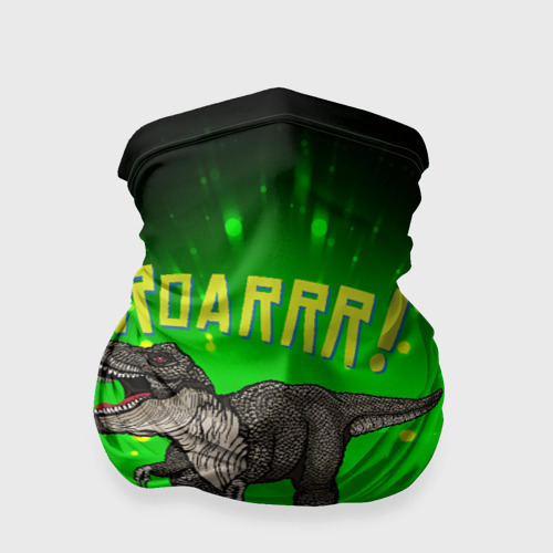 Бандана-труба 3D Roarrr! Динозавр T-rex, цвет 3D печать