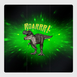 Магнитный плакат 3Х3 Roarrr! Динозавр T-rex