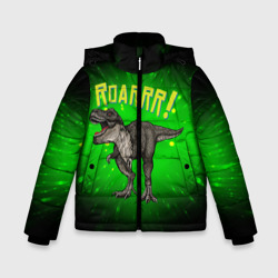 Зимняя куртка для мальчиков 3D Roarrr! Динозавр T-rex