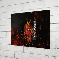 Холст прямоугольный Dragon огненный дракон - фото 2