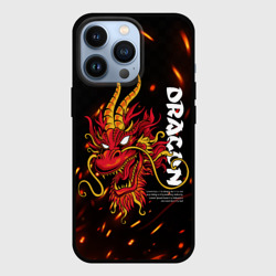 Чехол для iPhone 13 Pro Dragon огненный дракон