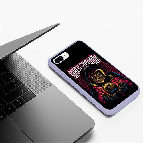 Чехол для iPhone 7Plus/8 Plus матовый Black Sabbath, цвет светло-сиреневый - фото 5