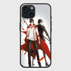 Чехол силиконовый для Apple iPhone 15 матовый Master of Skill Ye Xiu