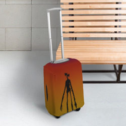 Чехол для чемодана 3D Сиреноголовый монстр - фото 2