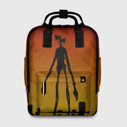 Женский рюкзак 3D Сиреноголовый монстр