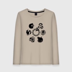 Женский лонгслив хлопок 7 смертных грехов seven deadly sins