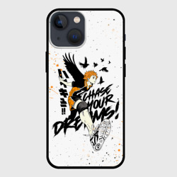 Чехол для iPhone 13 mini Haikyu волейбол брызги красок