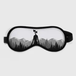 Маска для сна 3D Siren head Dark forest