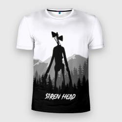 Мужская футболка 3D Slim Siren head Dark forest