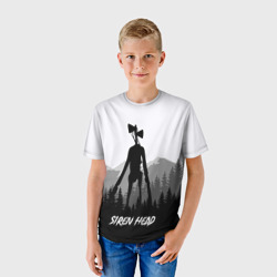 Детская футболка 3D Siren head Dark forest - фото 2