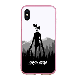Чехол для iPhone XS Max матовый Siren head Dark forest