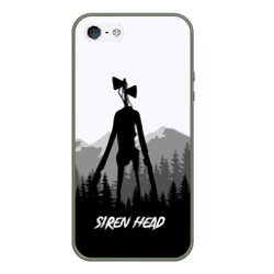 Чехол для iPhone 5/5S матовый Siren head Dark forest