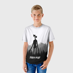 Детская футболка 3D Siren head Dark forest - фото 2