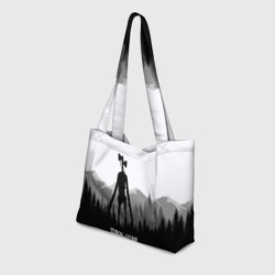 Пляжная сумка 3D Siren head Dark forest - фото 2