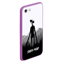 Чехол для iPhone 5/5S матовый Siren head Dark forest - фото 2