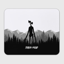 Прямоугольный коврик для мышки Siren head Dark forest