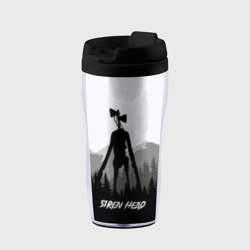 Термокружка-непроливайка Siren head Dark forest