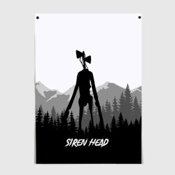 Постер Siren head Dark forest