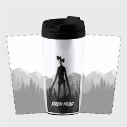 Термокружка-непроливайка Siren head Dark forest - фото 2