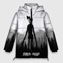 Женская зимняя куртка Oversize Siren head Dark forest