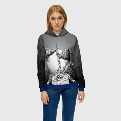 Женская толстовка 3D Сиреноголовый - фото 2