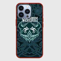 Чехол для iPhone 13 Pro Valheim шлем с рогами